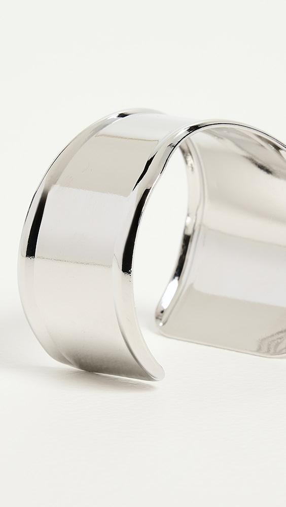 By Adina Eden Indented Curved Wide Bangle Bracelet | Shopbop Product Image