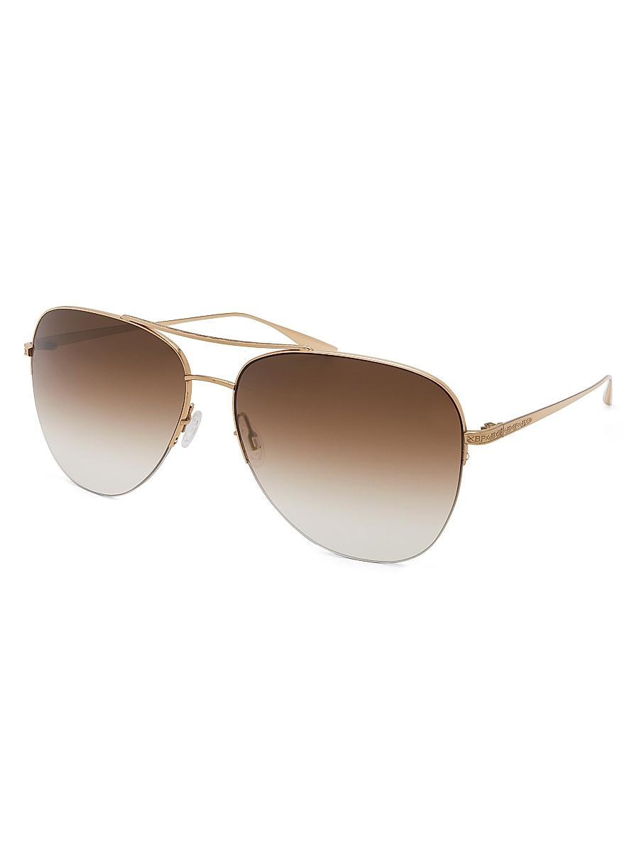Mens Core Chevalier 57MM Aviator Sunglasses Product Image