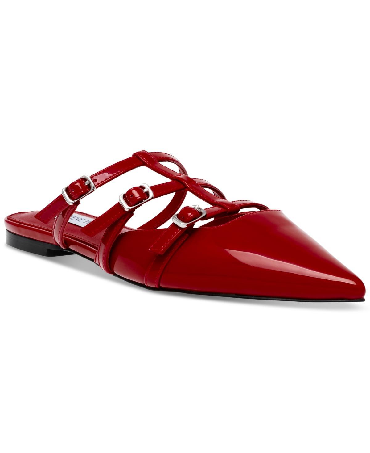 Steve Madden Shatter Patent) Women's Flat Shoes Product Image