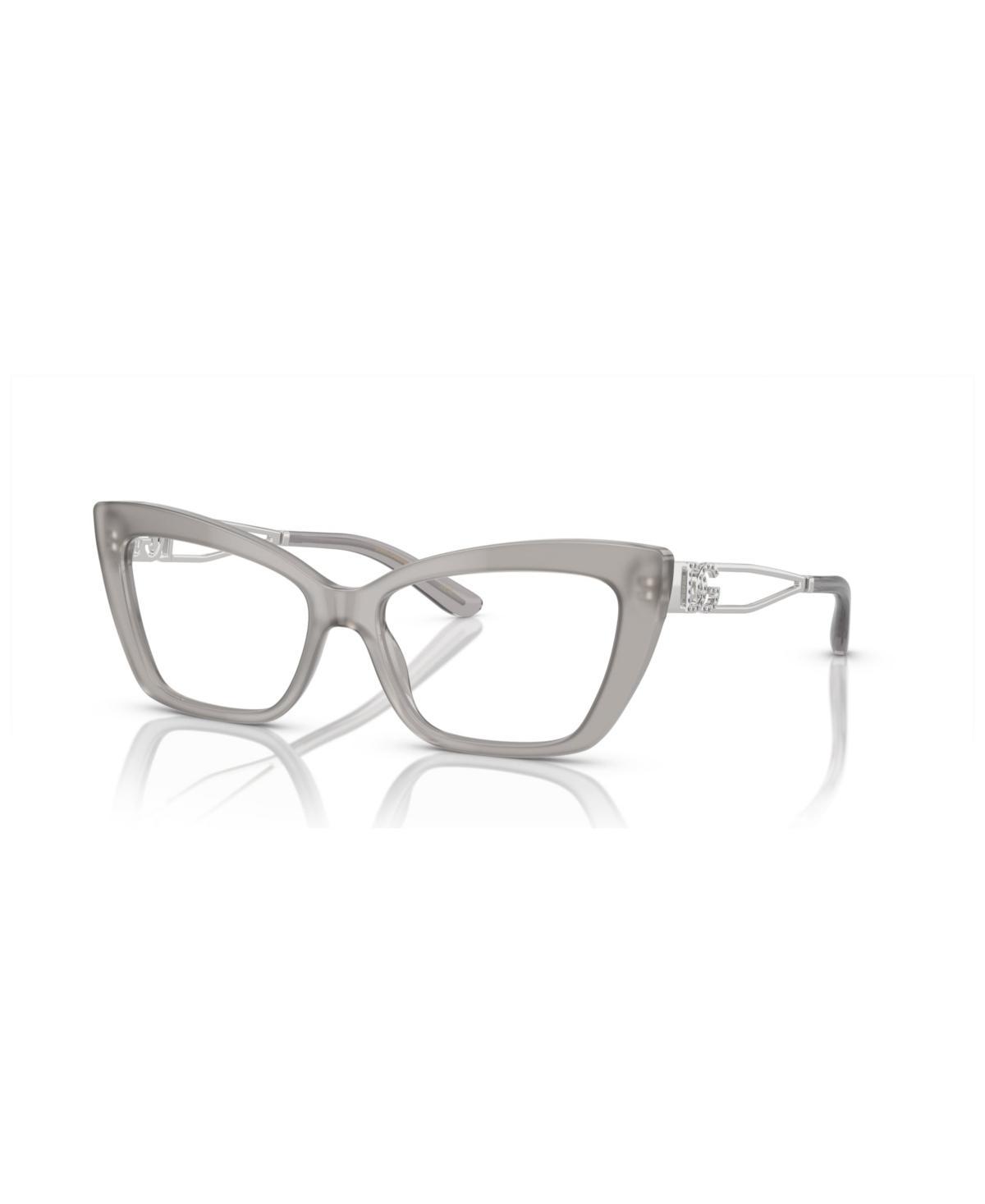 DOLCE & GABBANA Women's Eyeglasses, Dg3375b In Opal Gray Product Image