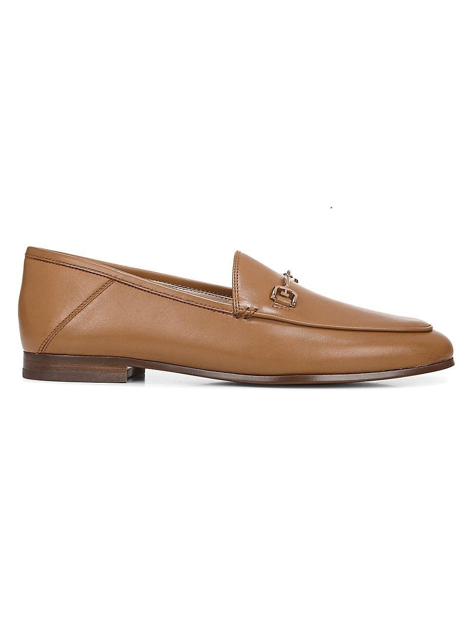 Sam Edelman Loraine Leather Bit Buckle Flat Loafers Product Image