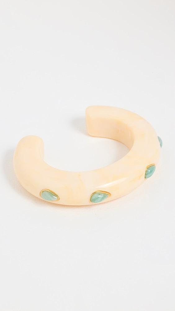 Lizzie Fortunato Ridge Cuff In Alabaster and Amazonite | Shopbop Product Image