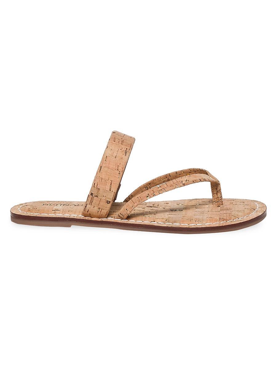 Womens Leia Cork Thong Sandals Product Image