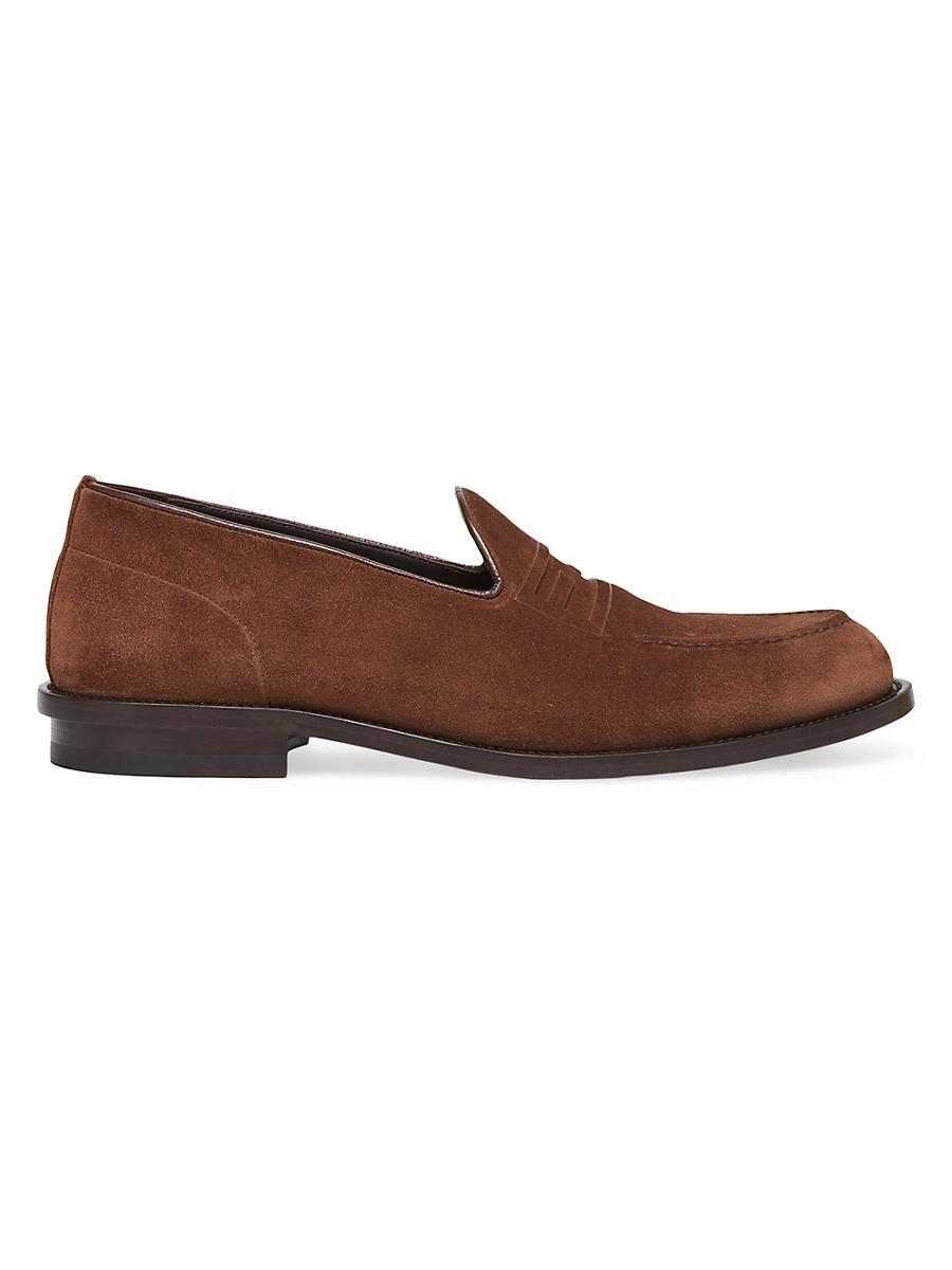 Mens Suede Loafers Product Image