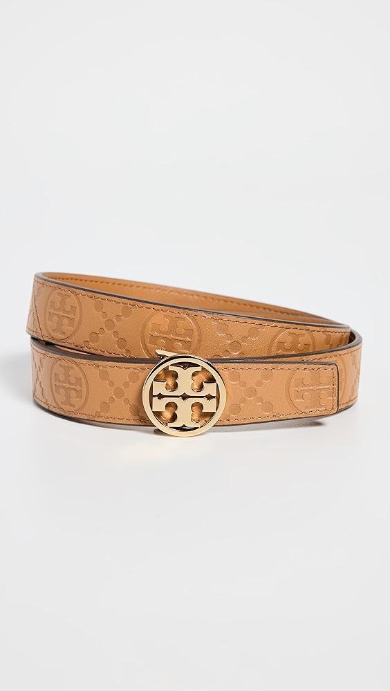 Tory Burch 1" Miller Debossed T Monogram Belt | Shopbop Product Image