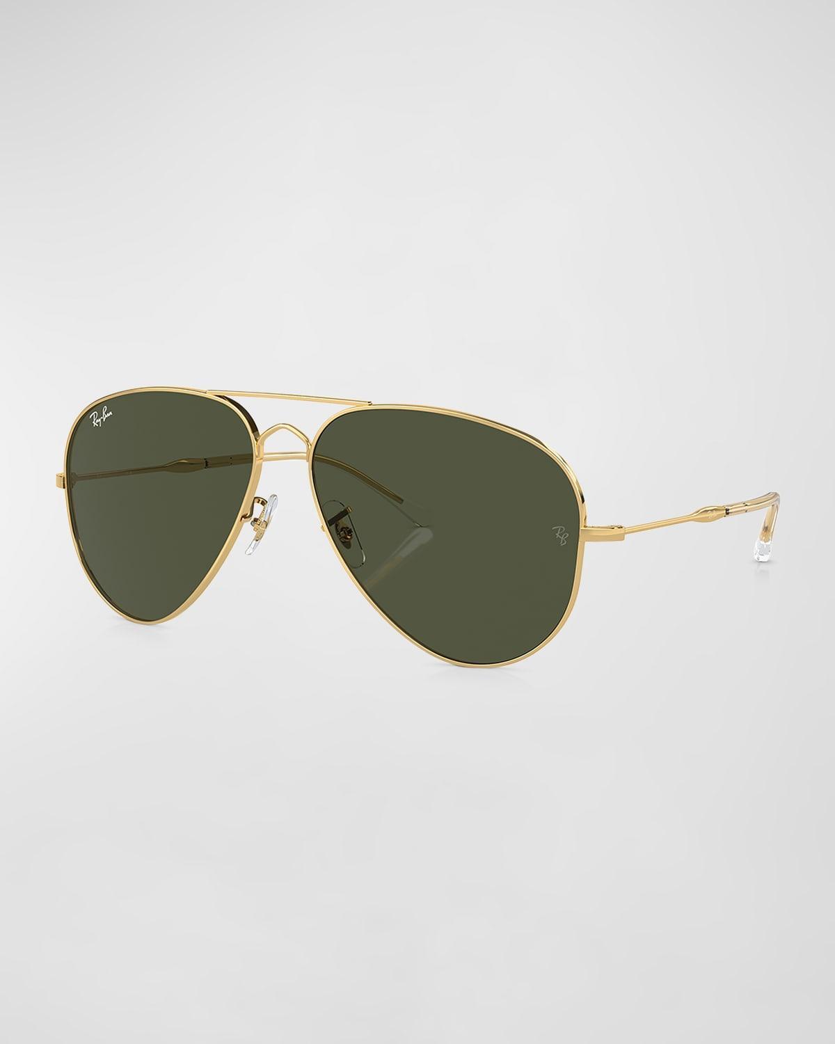 Mens Teardrop Aviator Sunglasses Product Image