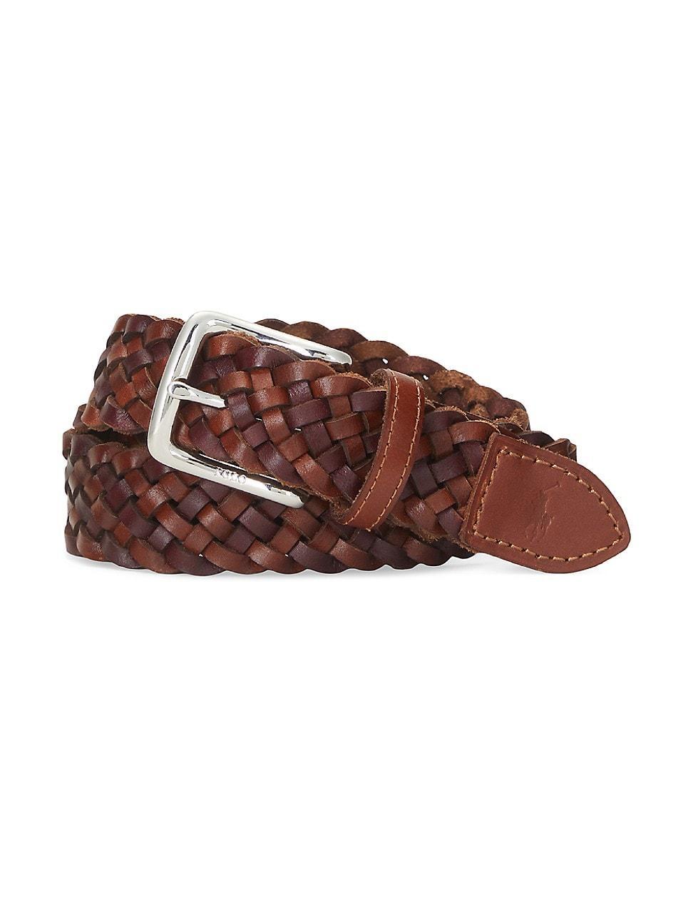 Mens Westend Braided Leather Belt Product Image