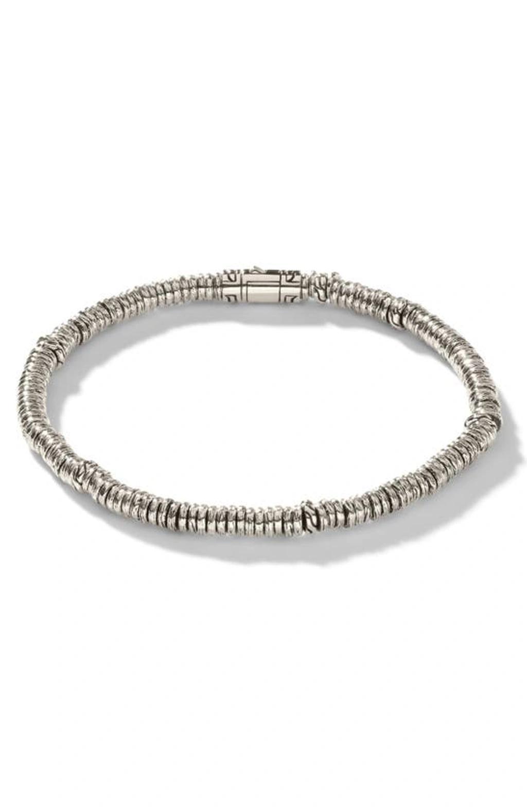 JOHN HARDY Sterling Silver Classic Chain Heishi Multi Ring Bracelet Product Image