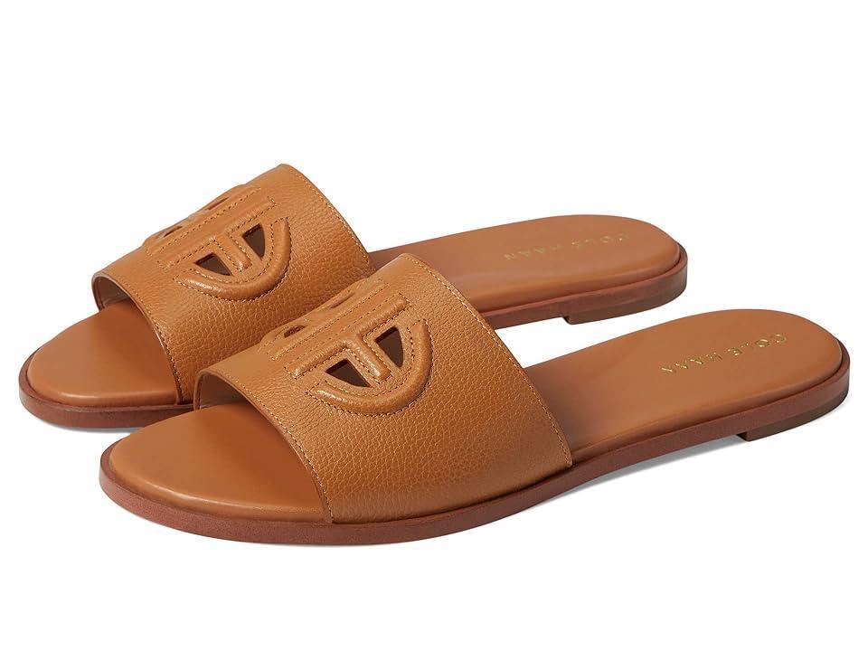 Cole Haan Flynn Logo Slide Sandal Leather) Women's Shoes Product Image