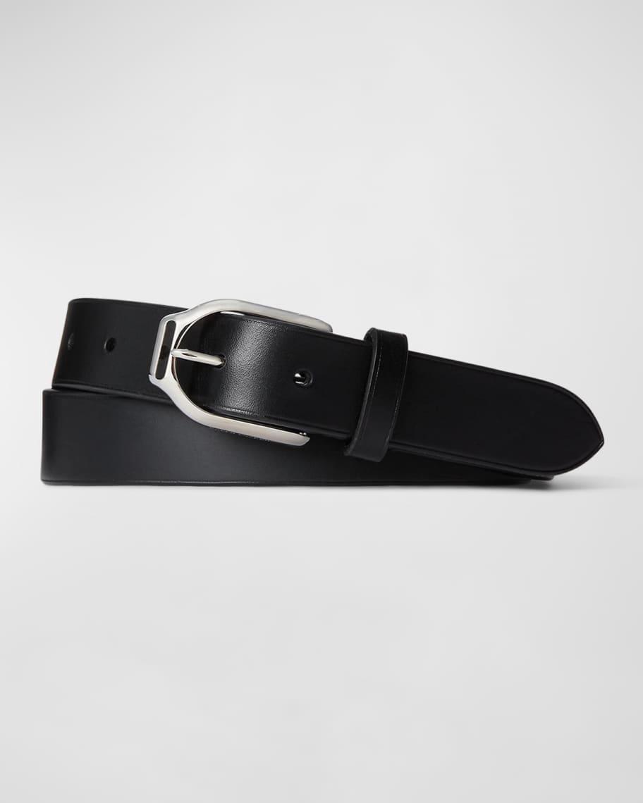 Mens Leather Buckle Belt Product Image