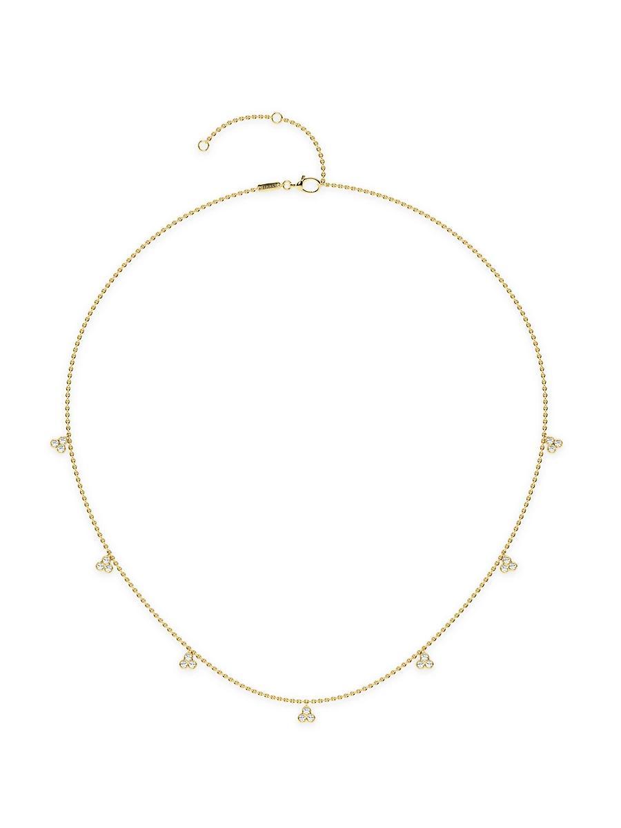 Womens Romancing 14K Yellow Gold & 0.63 TCW Lab-Grown Diamond Necklace Product Image