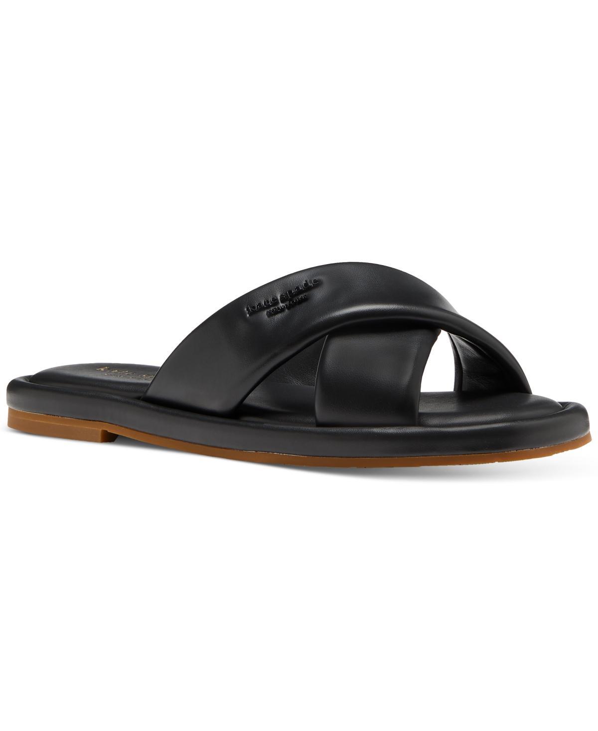 Womens Rio Faux-Leather Slide Sandals Product Image