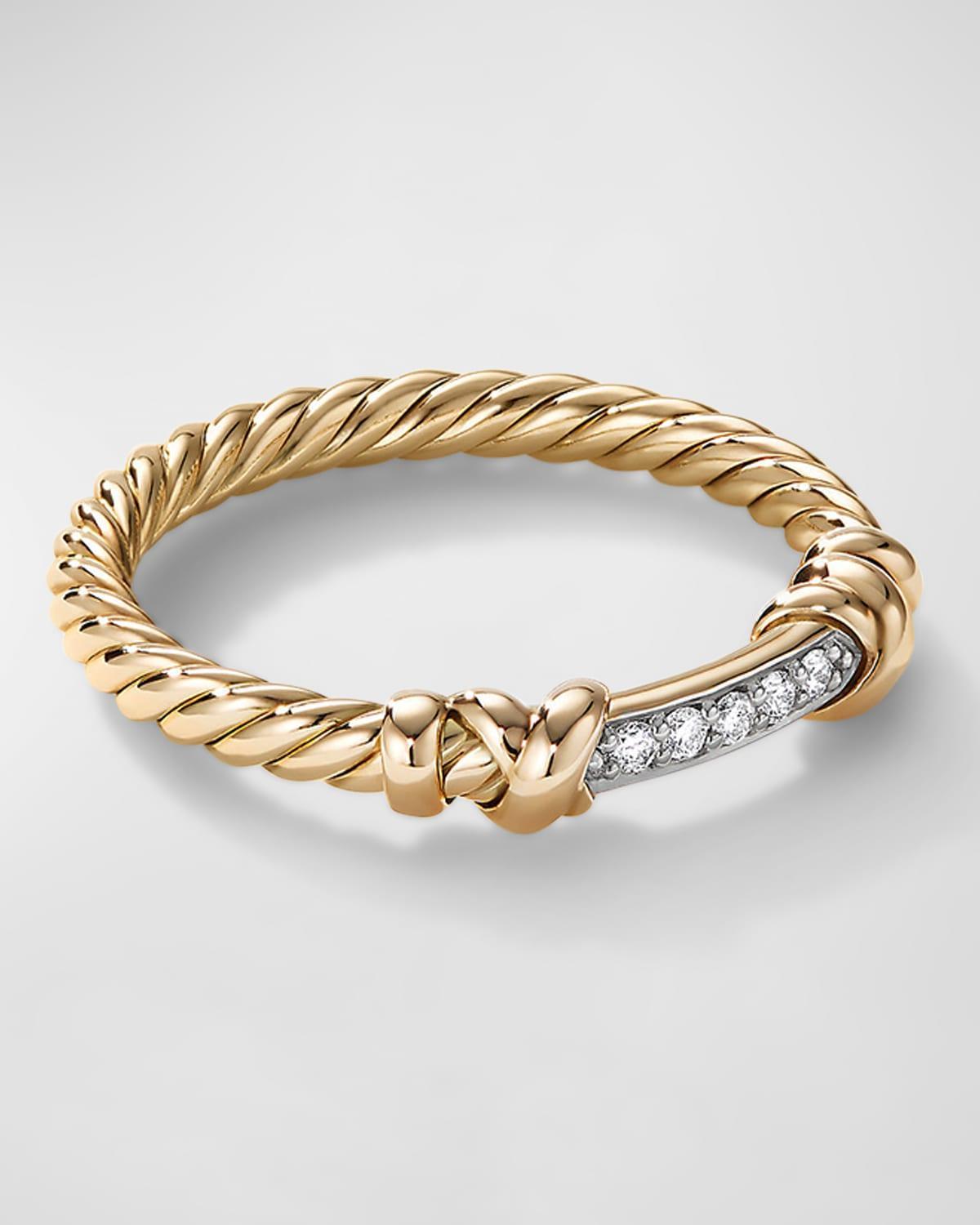 Womens Petite Helena Wrap Ring In 18K Yellow Gold Product Image