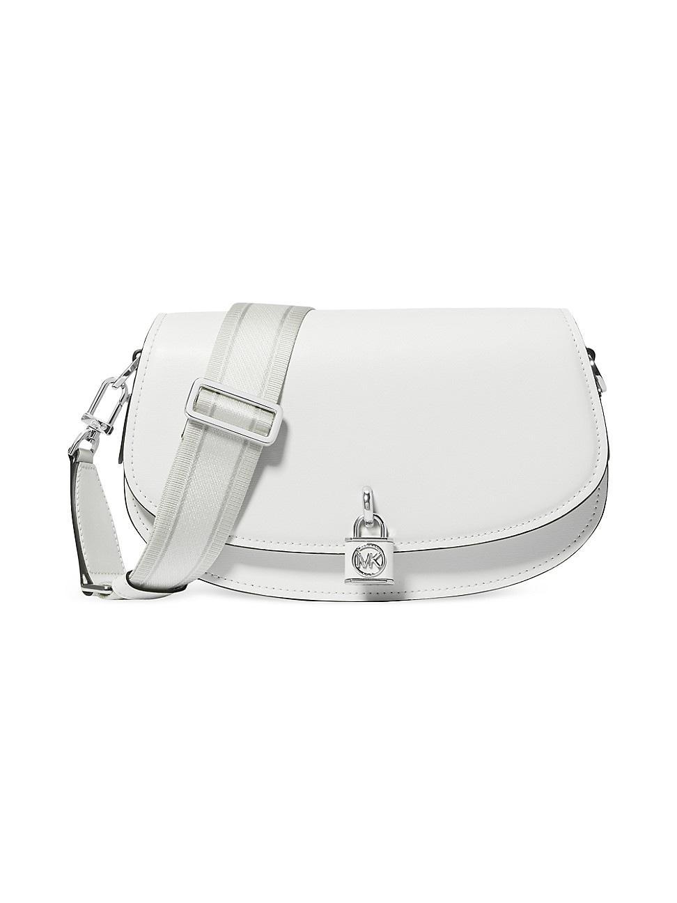 Mila Medium Leather Messenger Bag Product Image