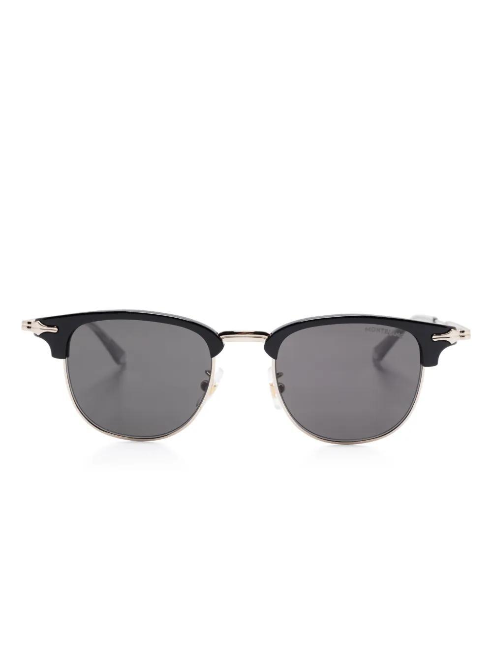 MONTBLANC Square-frame Sunglasses In Black Product Image