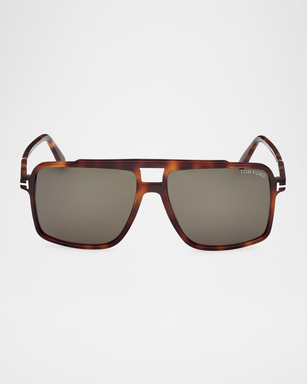 Men's Kemp Acetate Rectangle Sunglasses Product Image