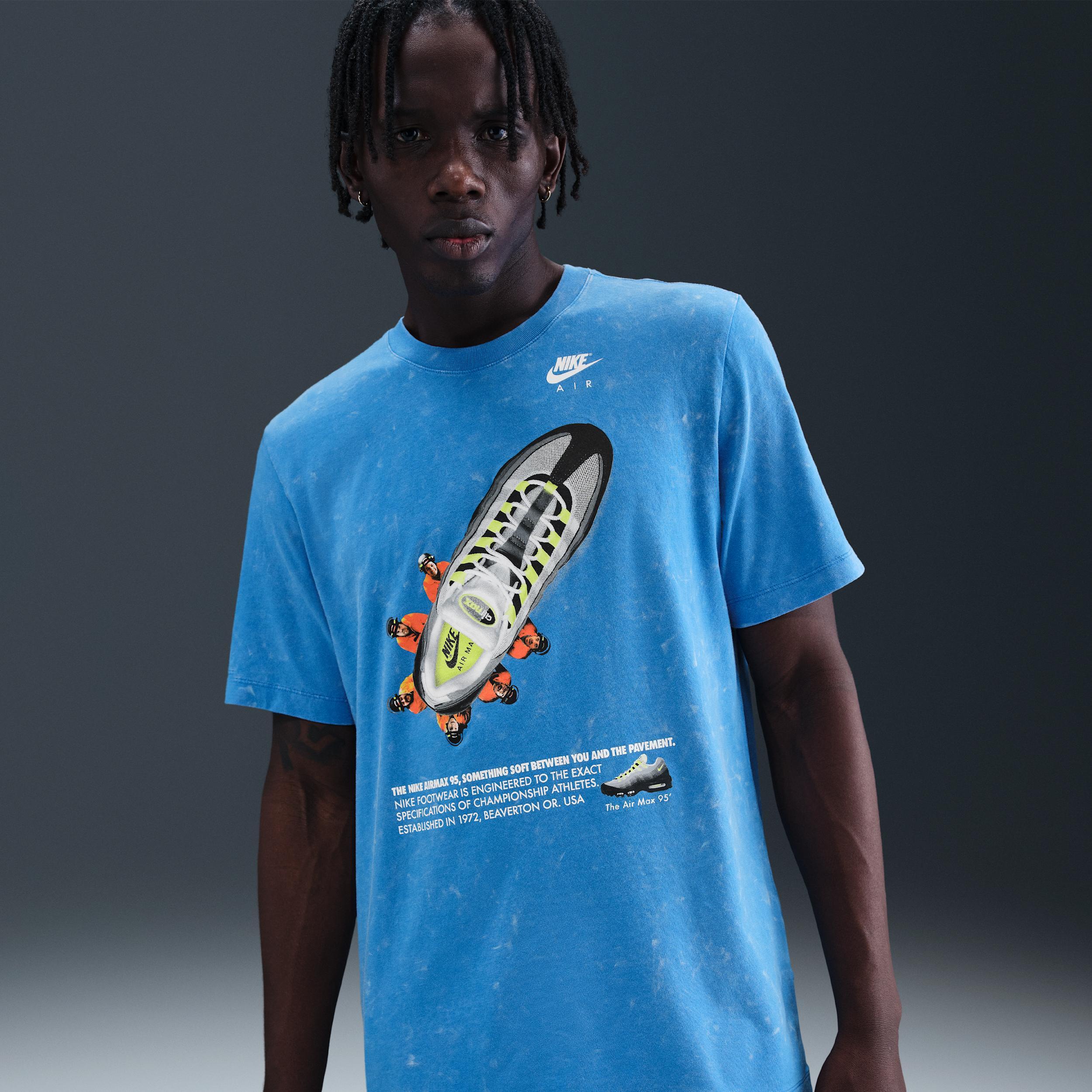 Mens Nike Sportswear Air Max 95 T-Shirt | HQ9277-435 Product Image