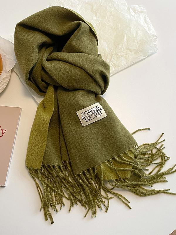 Keep Warm Tasseled Shawl&Scarf Product Image