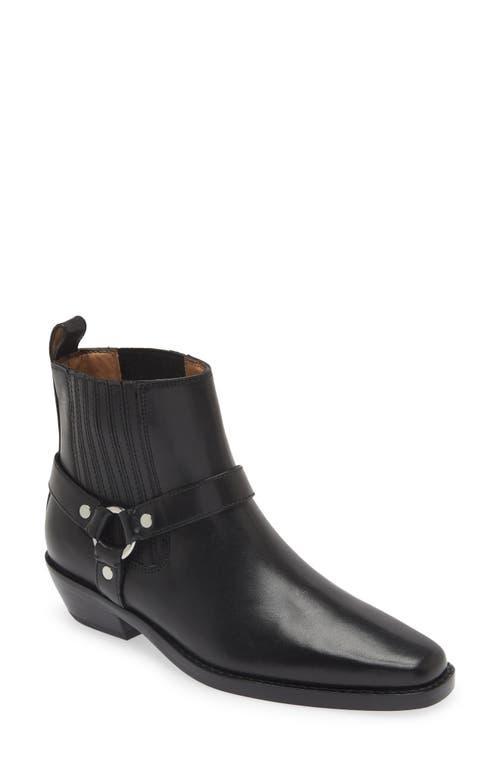 Madewell The Santiago Western Ankle Boot in Leather (True ) Women's Boots Product Image