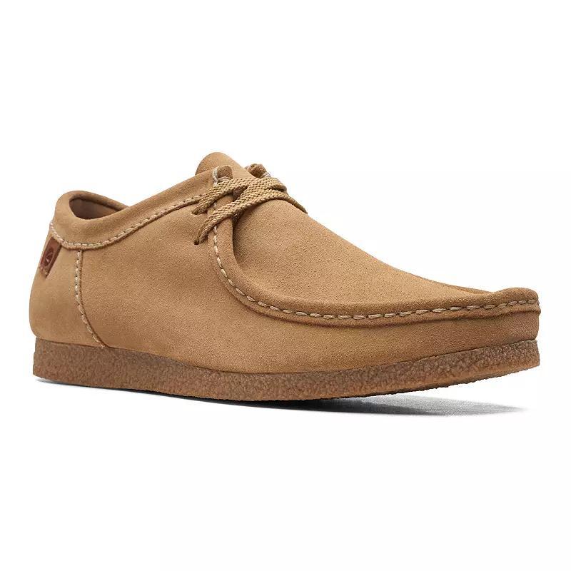 Clarks Shacre II Run Mens Moc Toe Shoes Dark Brown Product Image