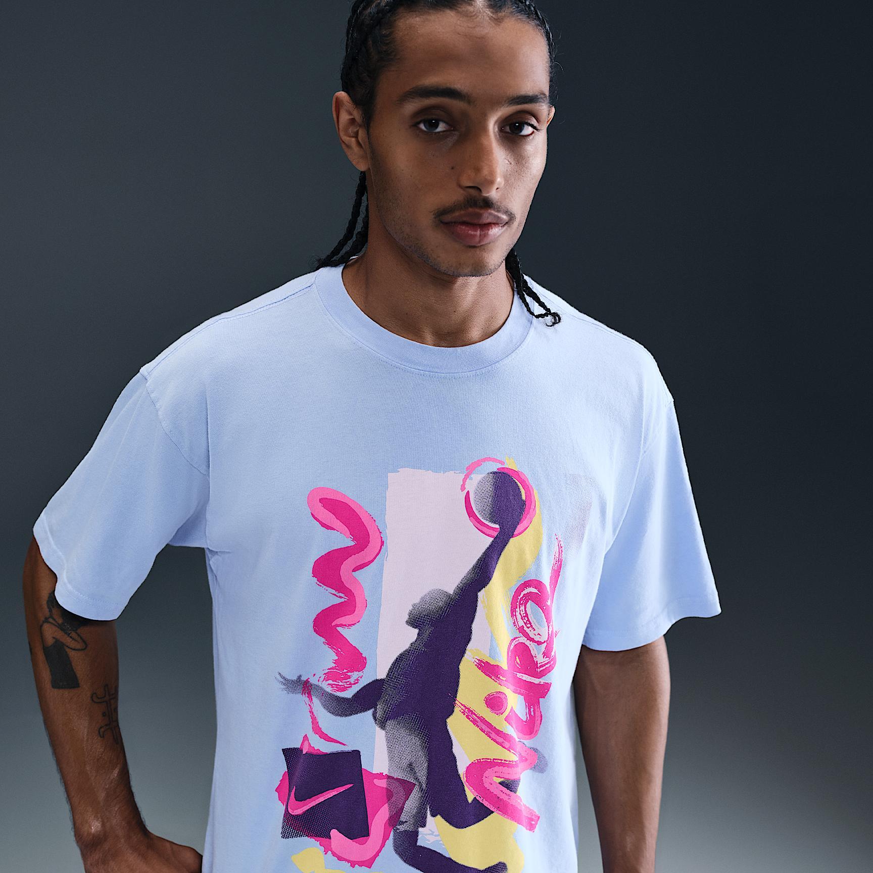 Nike Mens Max90 Basketball T-Shirt | HV1697-468 Product Image