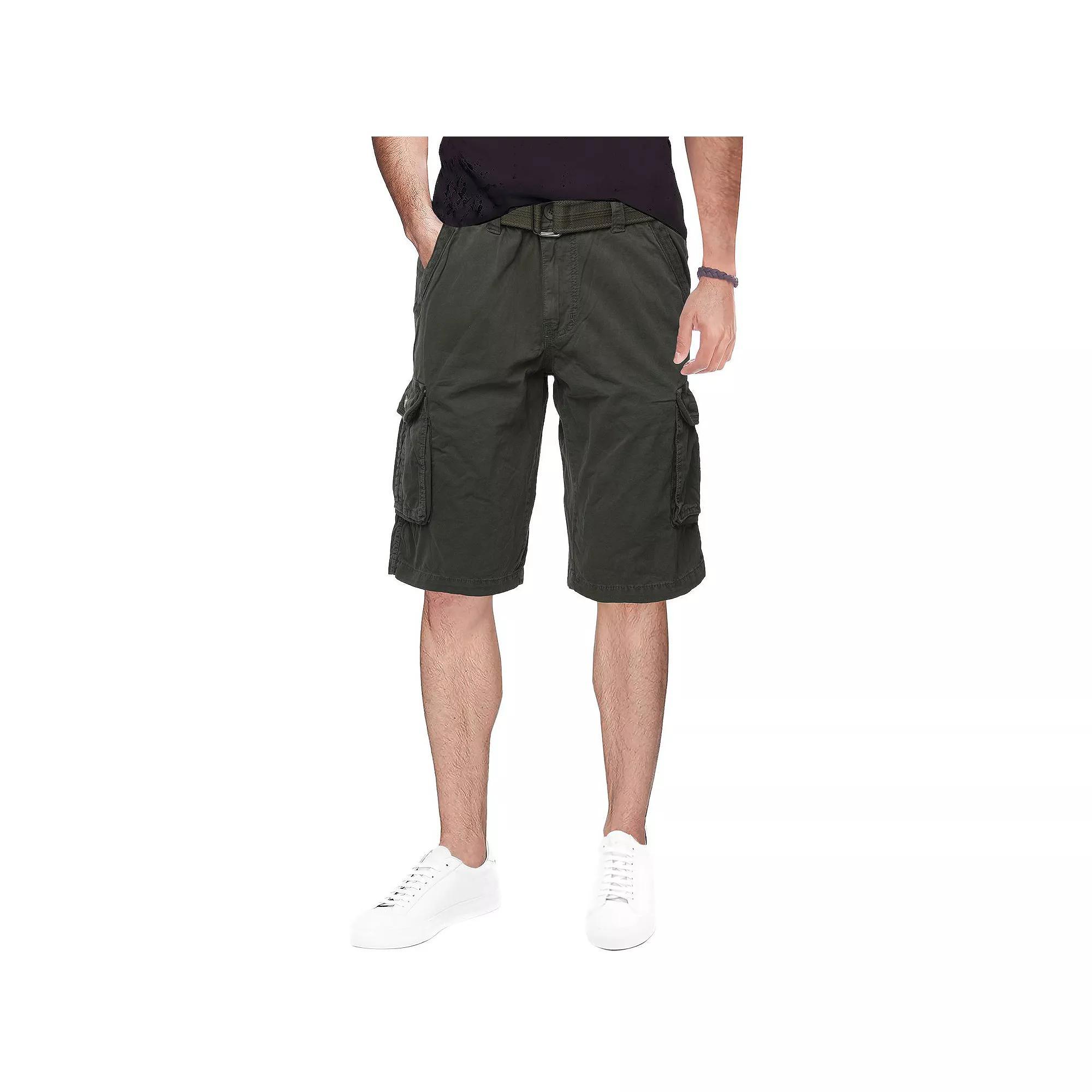 Men's RAW X by Xray Regular-Fit Belted Button Cargo Shorts,  Product Image