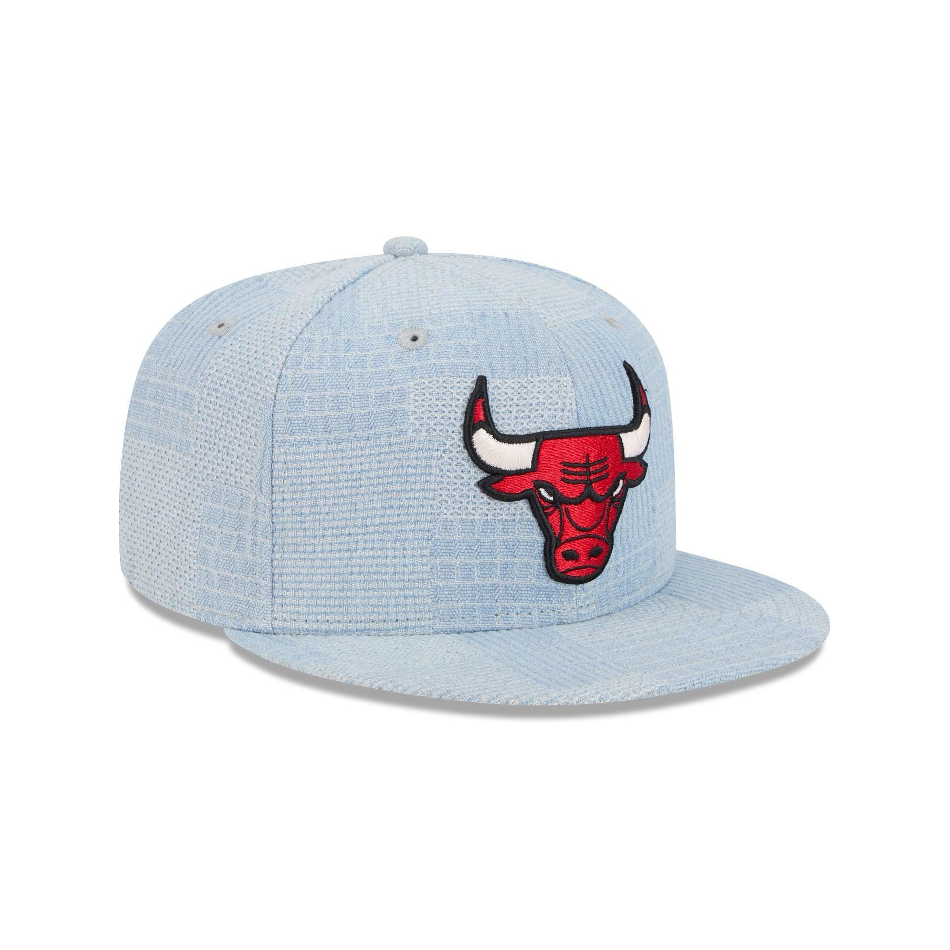 Chicago Bulls Denim Patchwork 9FIFTY Snapback Hat Male Product Image