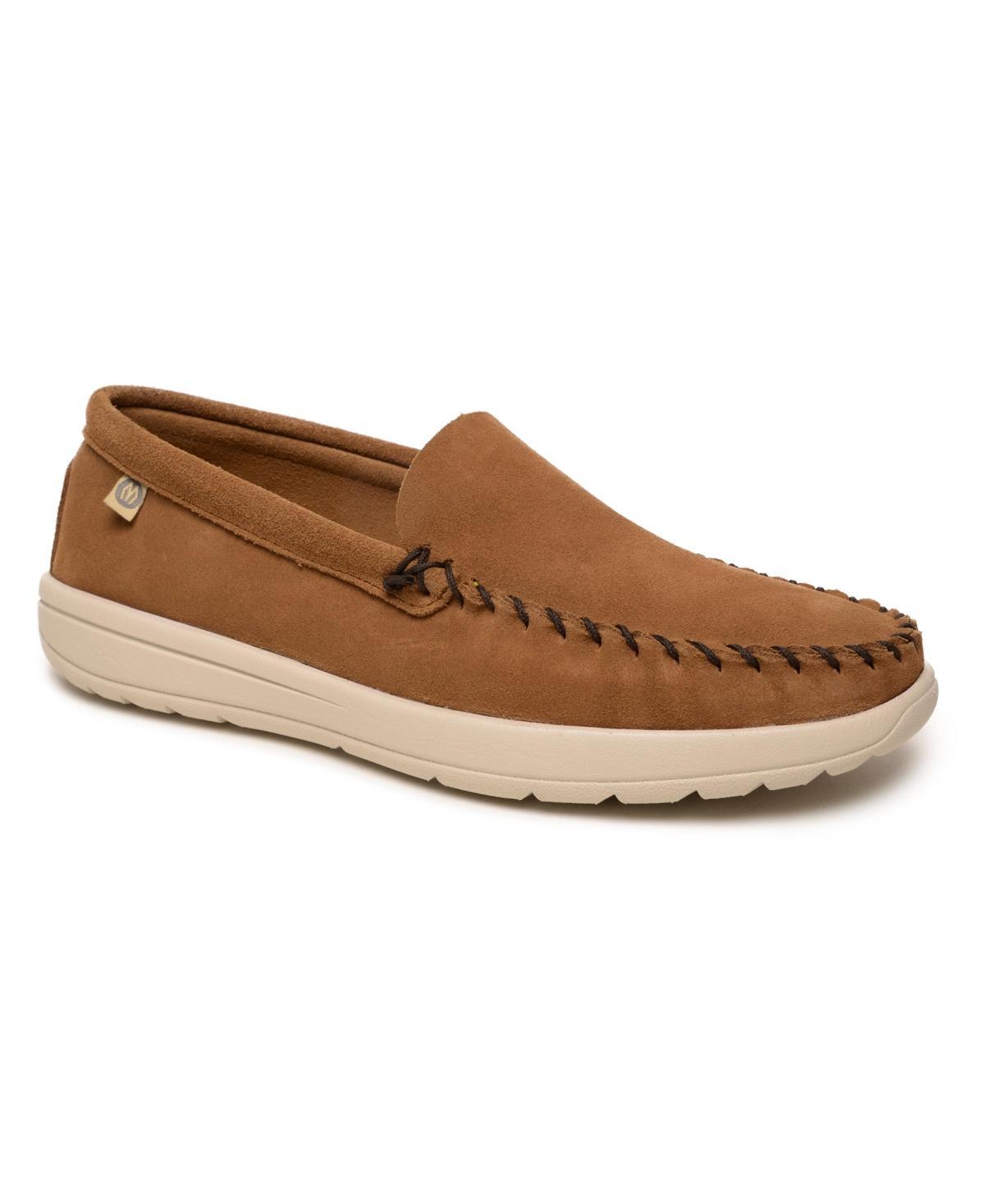 Minnetonka Mens Discover Classic Suede Slip Product Image