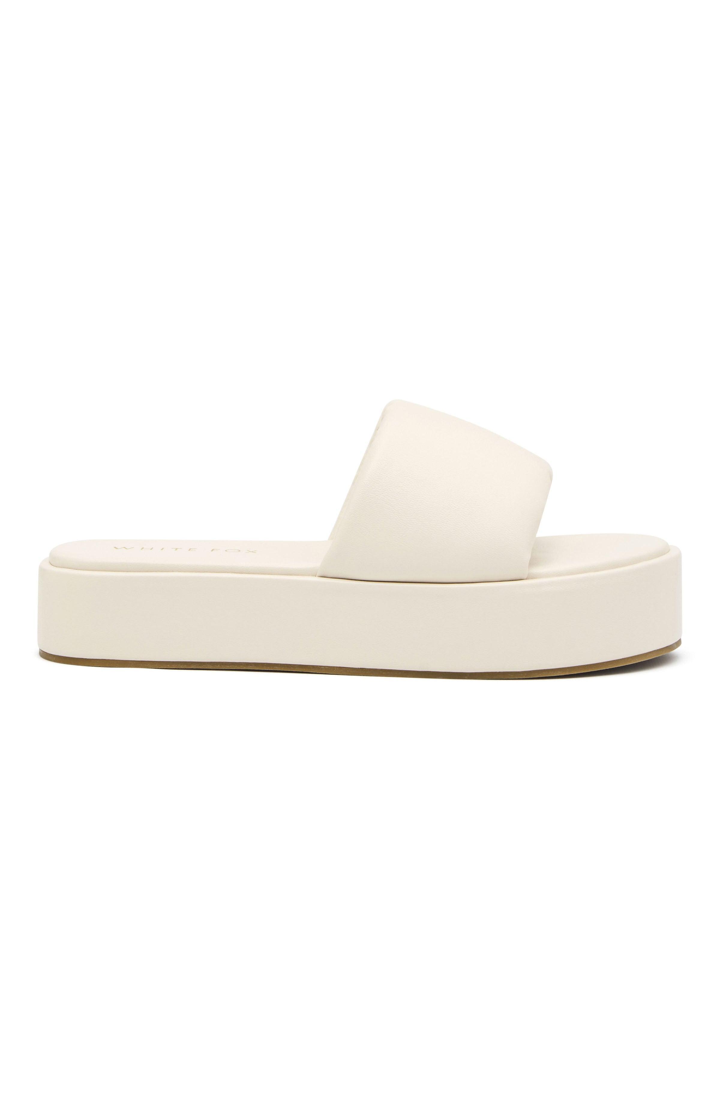 Matea Platform Slides Bone Product Image