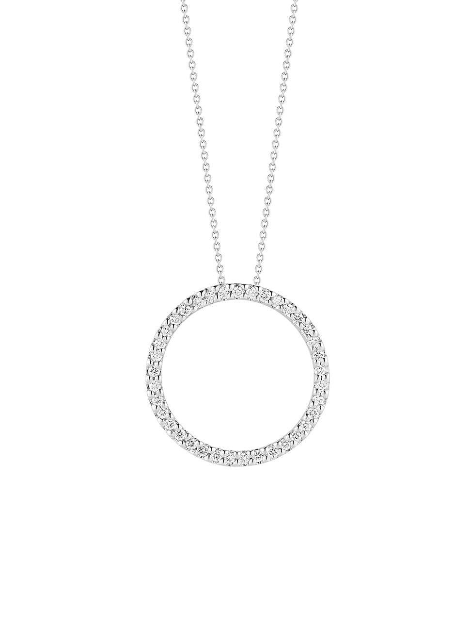 Pave Circle Necklace Product Image