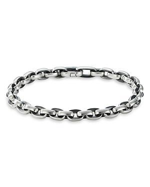 Mens Streamline Sterling Silver Link Bracelet Product Image