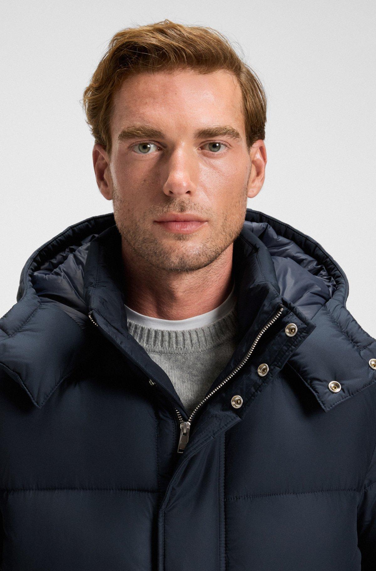 Water-repellent jacket with logo badge Product Image