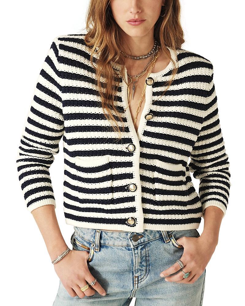 Womens Gaspard Cotton-Blend Knit Cardigan Product Image