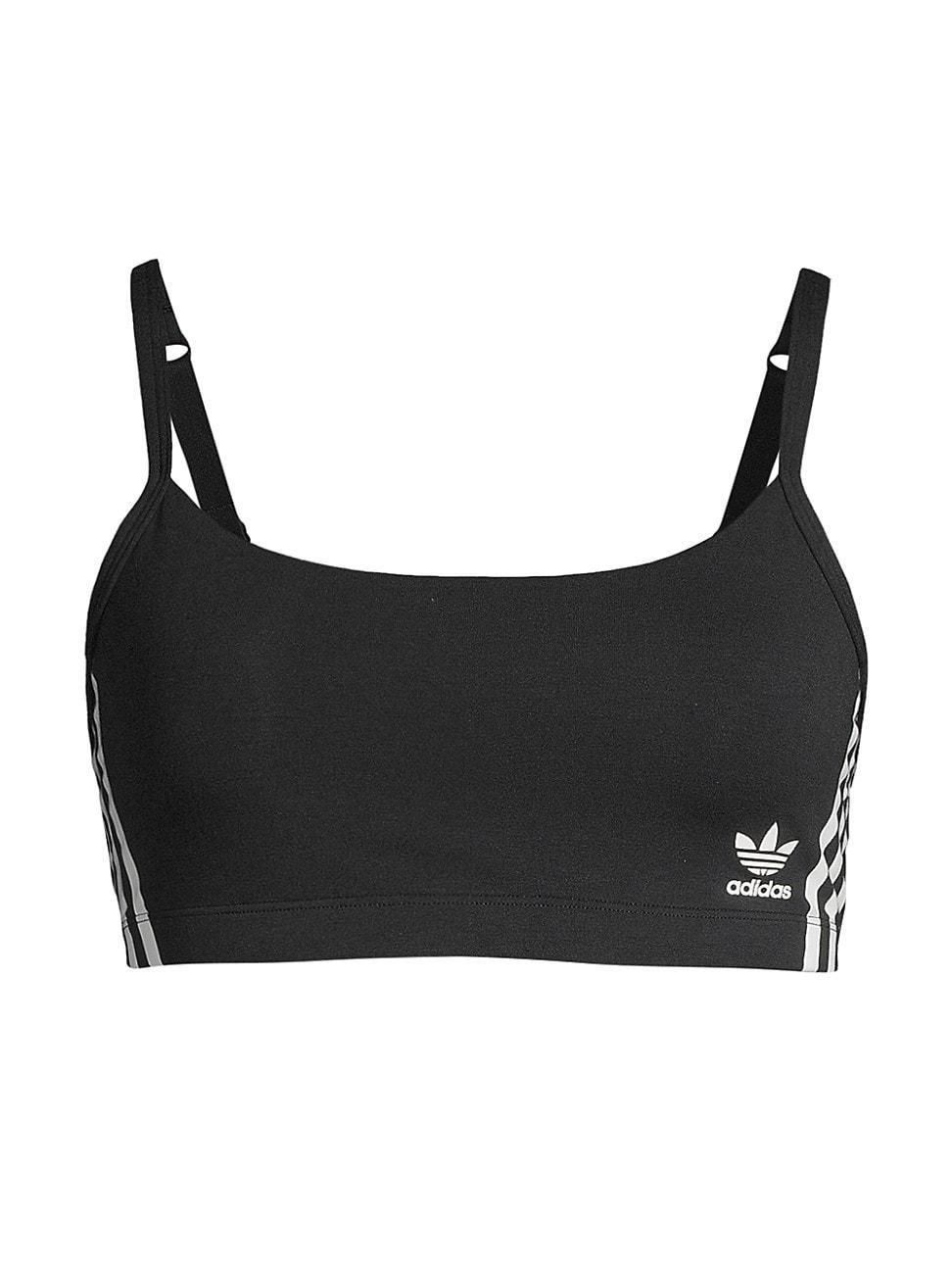 adidas Intimates Womens Adicolor Comfort Flex Cotton Scoop Bralette 4A4H00 Product Image