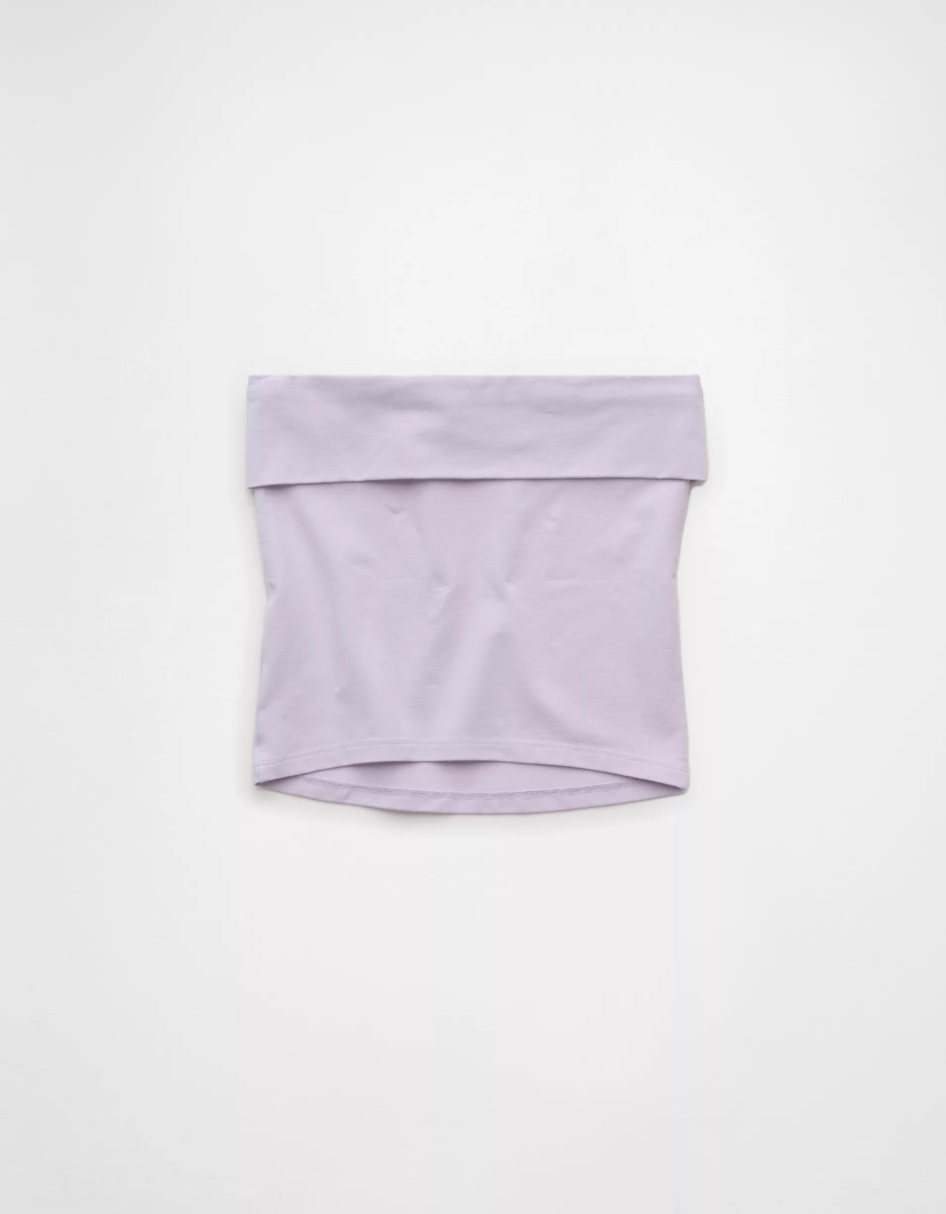 AE It Knit Foldover Tube Top Product Image