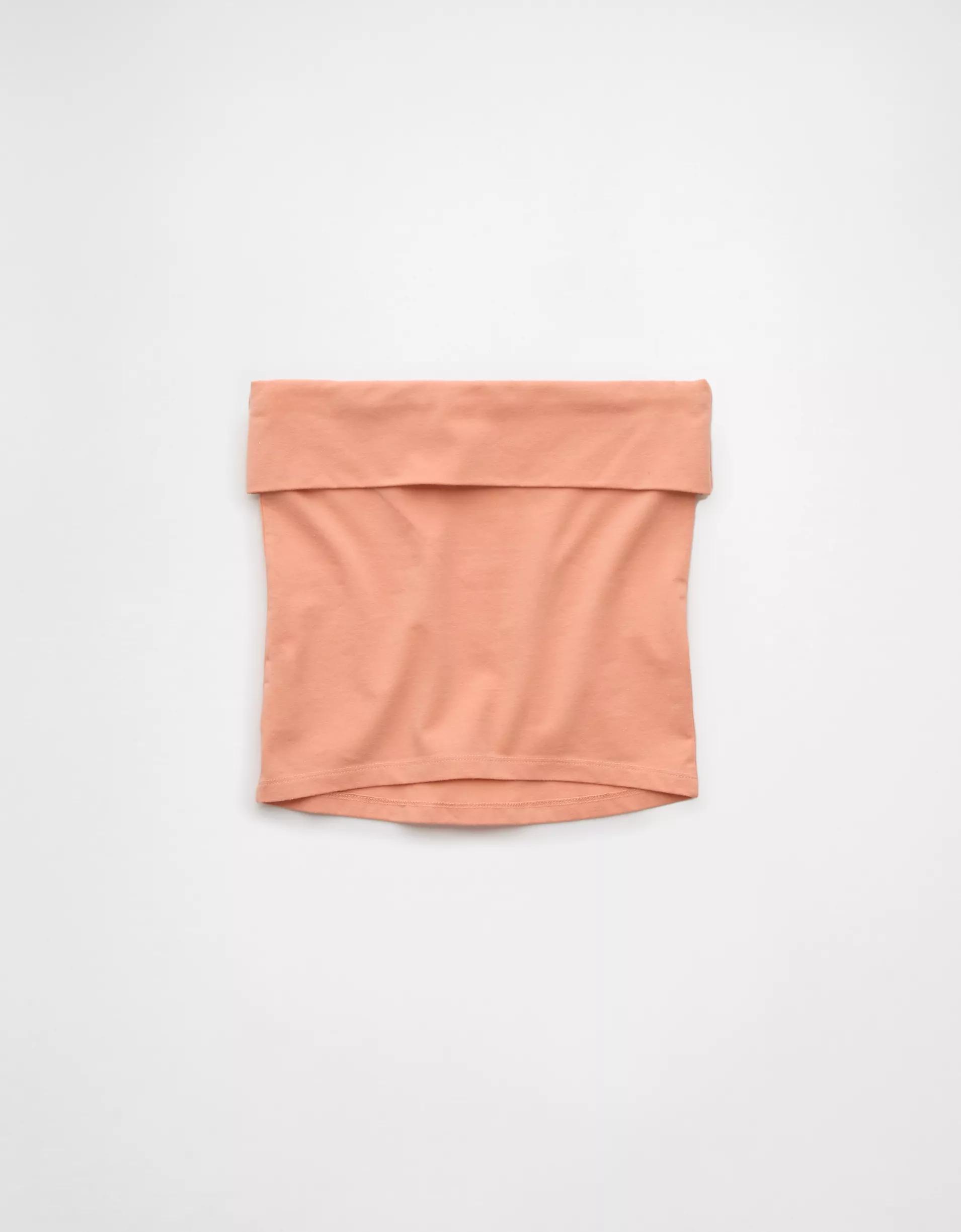 AE It Knit Foldover Tube Top Product Image