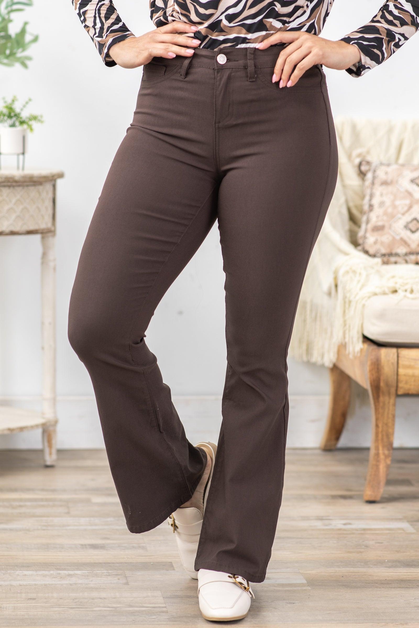 YMI Hyperstretch High Rise Flare Pants Product Image