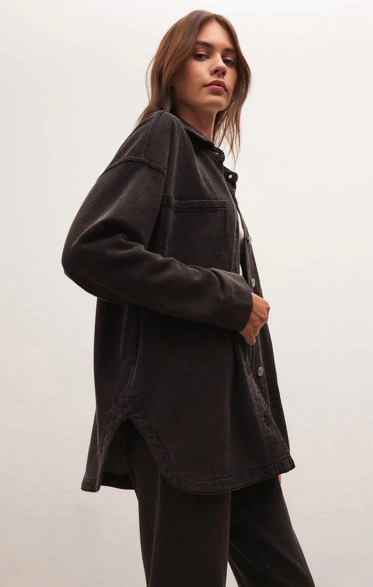 ALL DAY KNIT DENIM JACKET Product Image