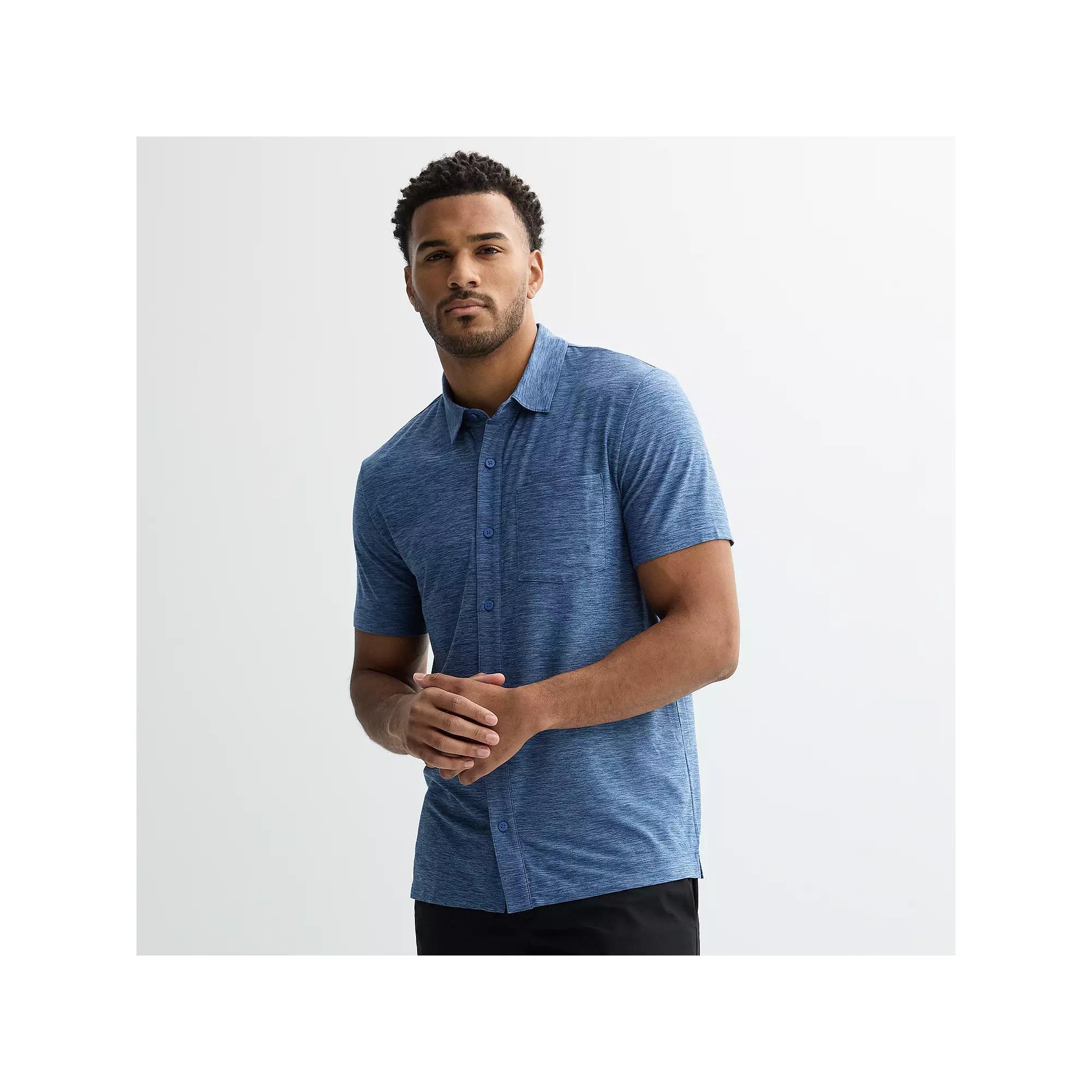 Men's FLX Wander Button Down Polo,  Product Image