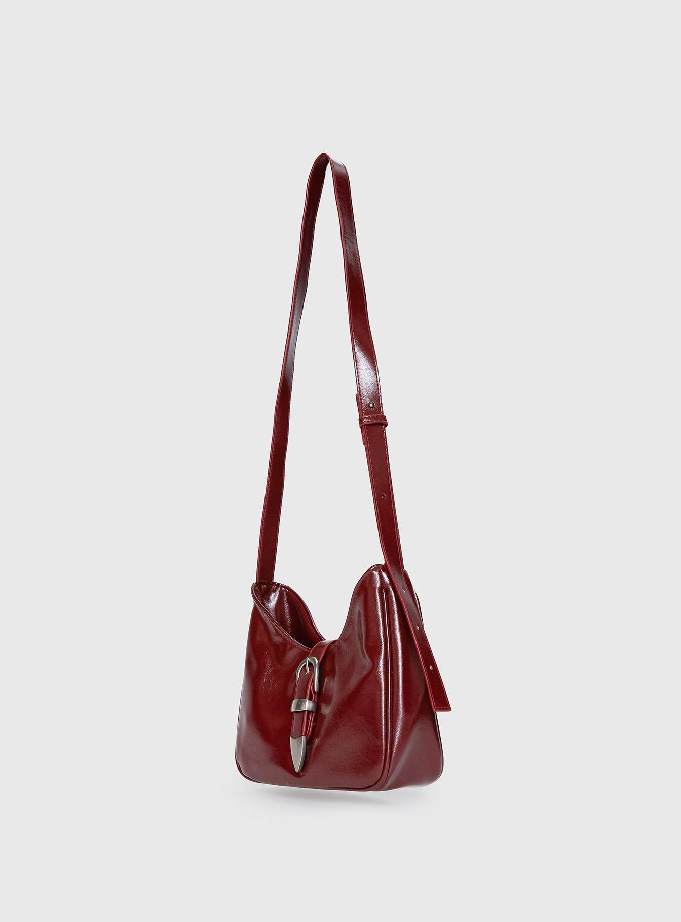 Heston Buckle Detail Bag Red Product Image