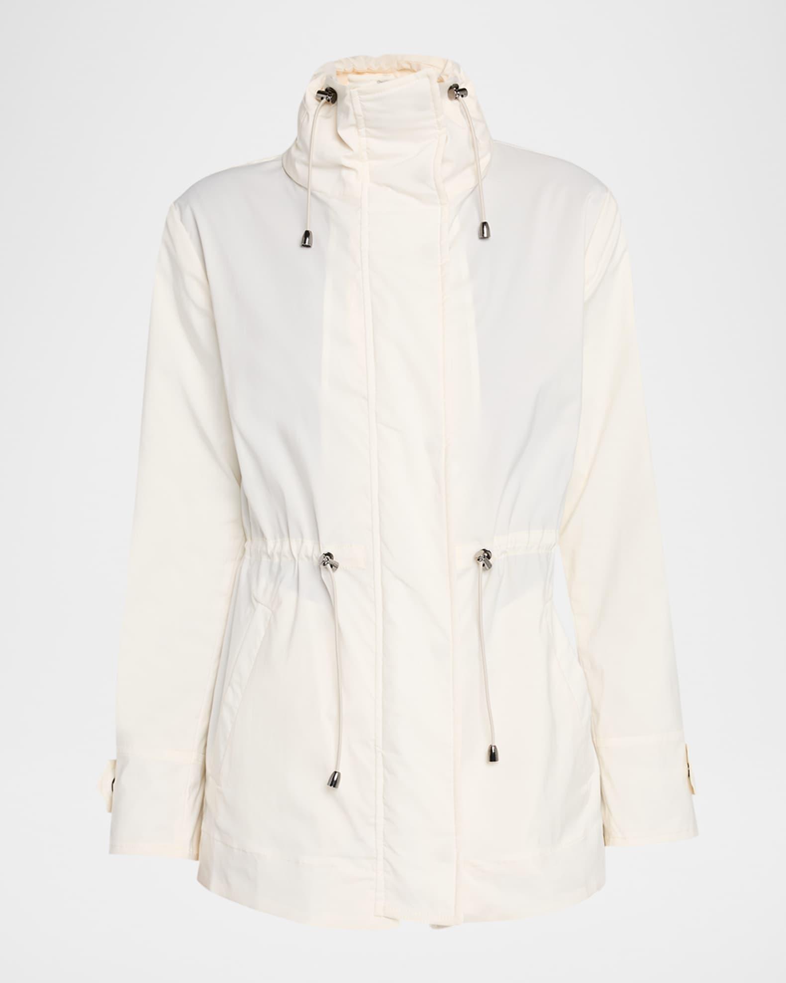 Lightweight Jacket With Concealed Hood Product Image