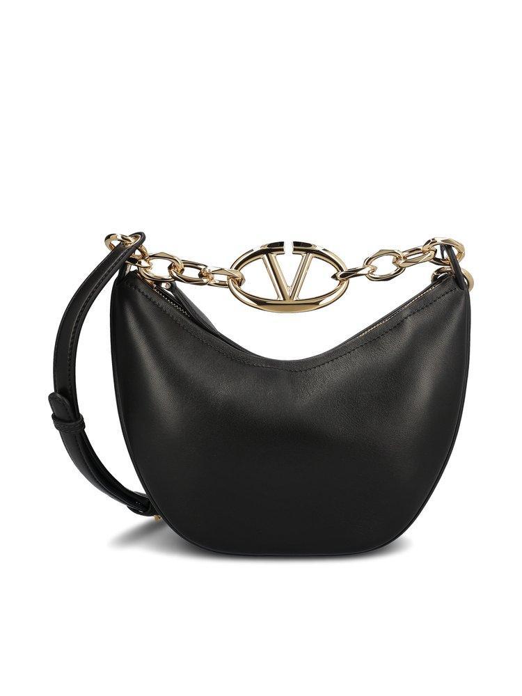 VALENTINO GARAVANI Vlogo Chain In Black Product Image