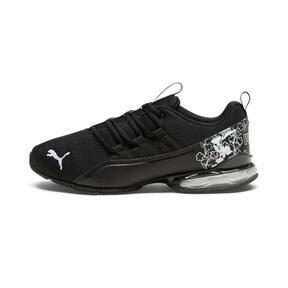 PUMA Riaze Prowl Floral Womens Running Shoes in Black/White Product Image