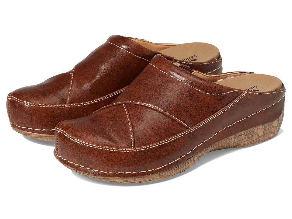 Spring Step Telly Womens Leather Clogs Product Image