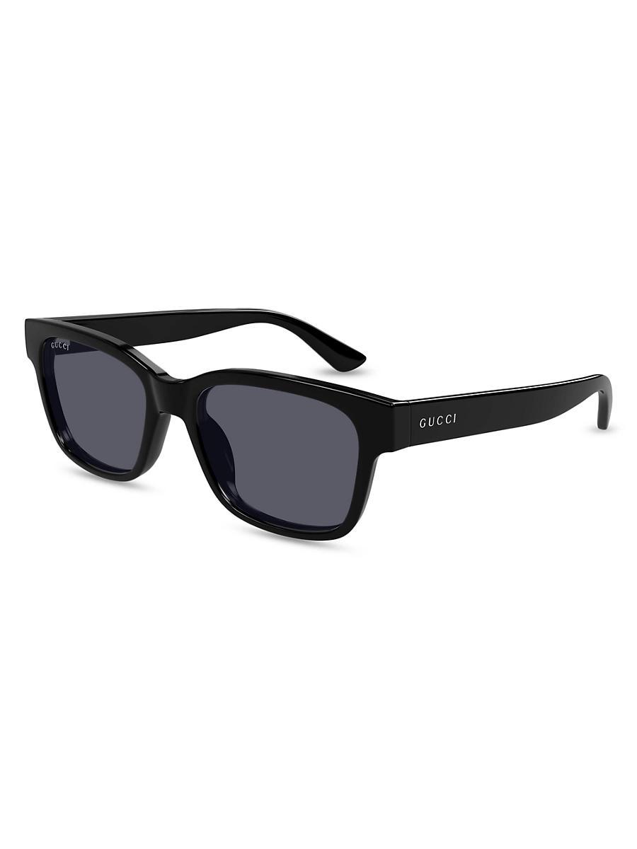 Mens Minimal 54MM Rectangular Sunglasses Product Image
