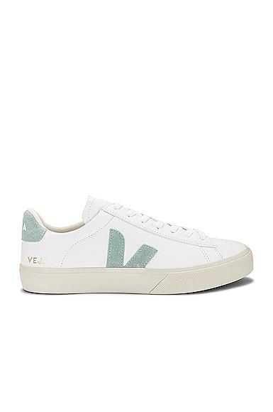 Veja Campo Sneaker in White. Size 40, 41, 43, 44, 45, 46. Product Image