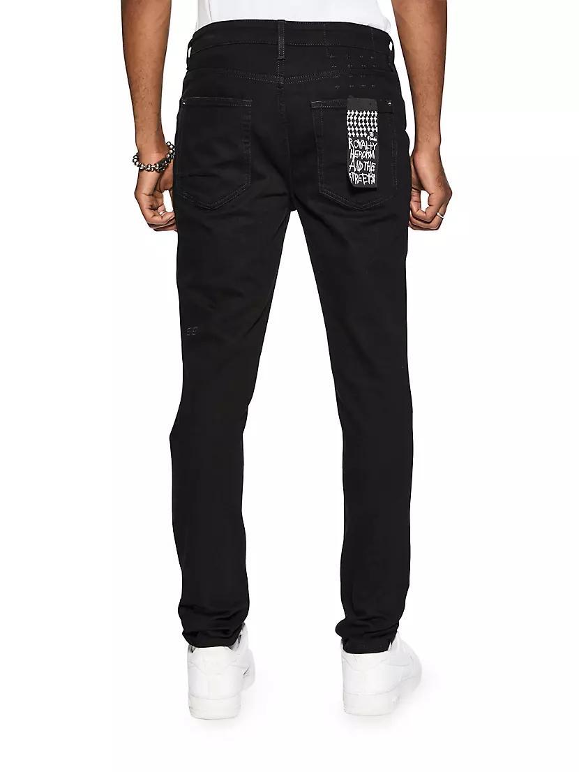 Mad Mad World Van Winkle Laid Black Dead Skinny Jeans Product Image