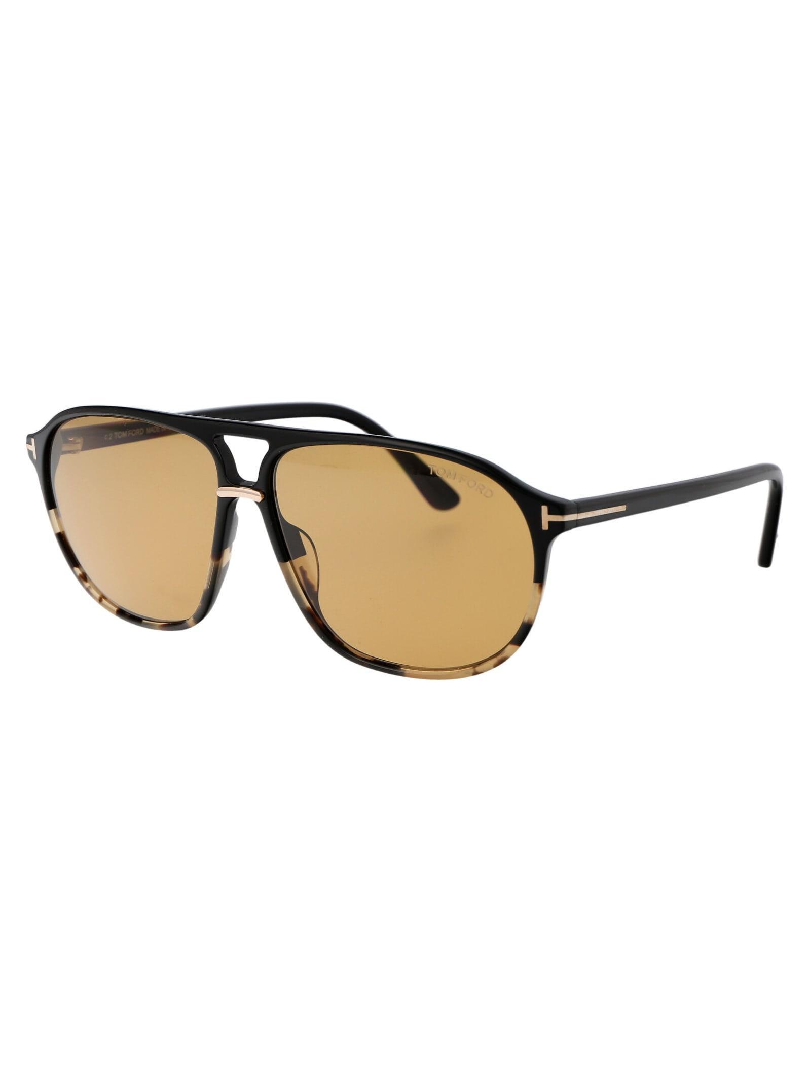 Pilot-frame Sunglasses In Black Product Image