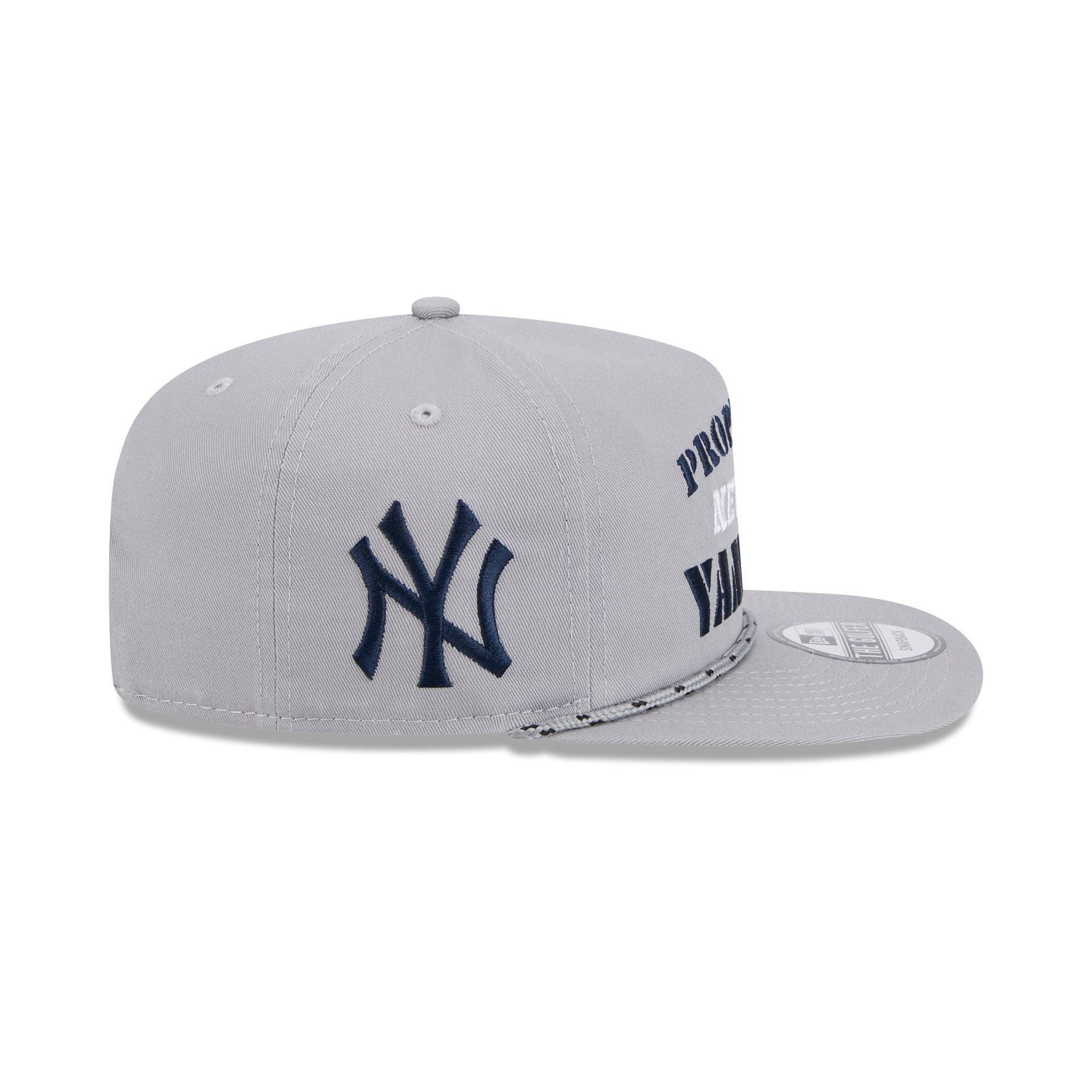 New York Yankees Vintage Gray Rope Golfer Hat Male Product Image