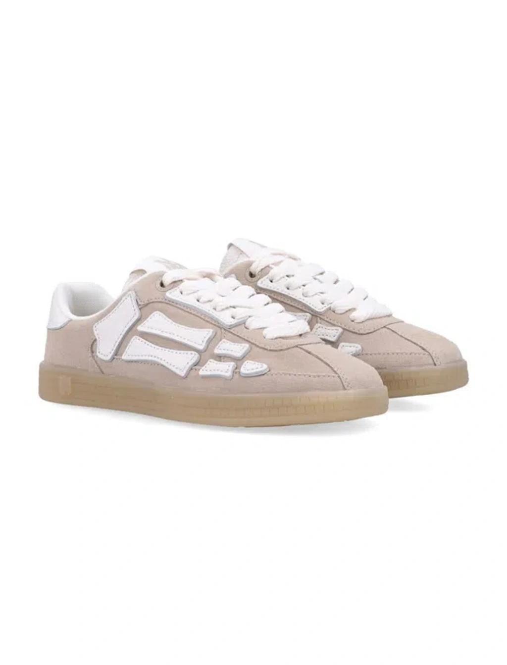 AMIRI Pacific Bones Sneakers In Beige Product Image